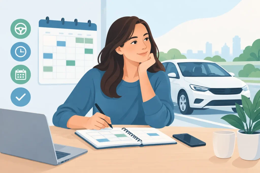 Fahrstunden individuell planen ohne Stress